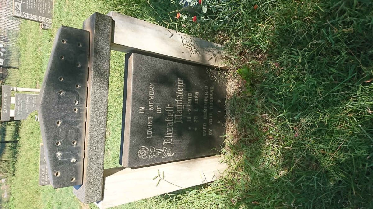 ? Elizabeth Magdalene 1918-1985