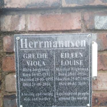 HERRMANNSEN Grethe Viola nee JORGENSEN 1931-2014