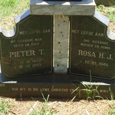 AUSTIN Pieter T. 1939-1993 &amp; Rosa H.J. 1945-