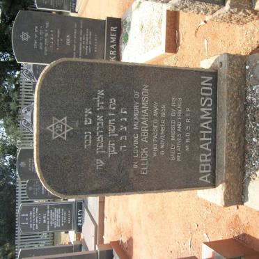 ABRAHAMSON Ellick -1959