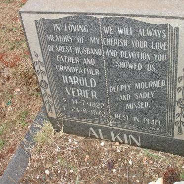 ALKIN Harold Verier 1922-1972