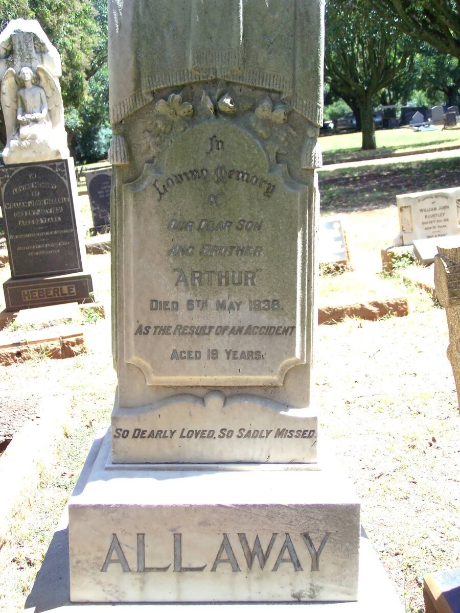 ALLAWAY Arthur -1938