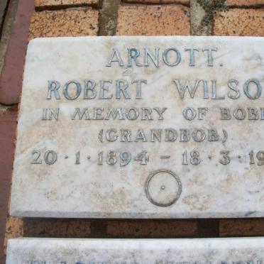 ARNOTT Robert Wilson 1894-1967