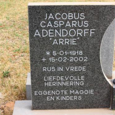 ADENDORFF Jacobus Casparus 1918-2002