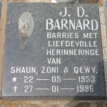 BARNARD J.D. 1953-1996