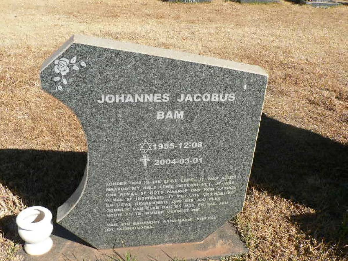 BAM Johannes Jacobus 1955-2004