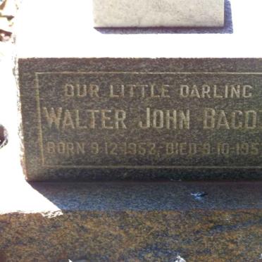 BAGOT Walter John 1952-1957