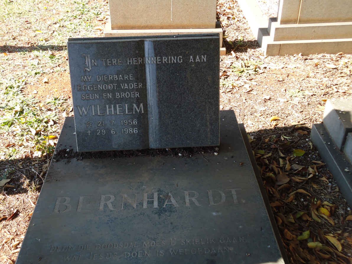 BERNHARDT Wilhelm 1956-1986