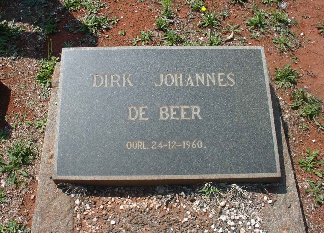 BEER Dirk Johannes, de -1960