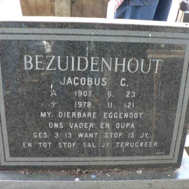BEZUIDENHOUT Jacobus C. 1907-1978