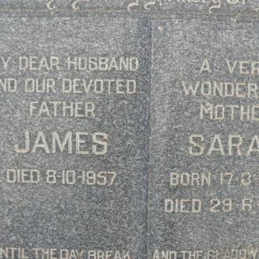 BEAVAN James -1957 &amp; Sarah 1880-1970