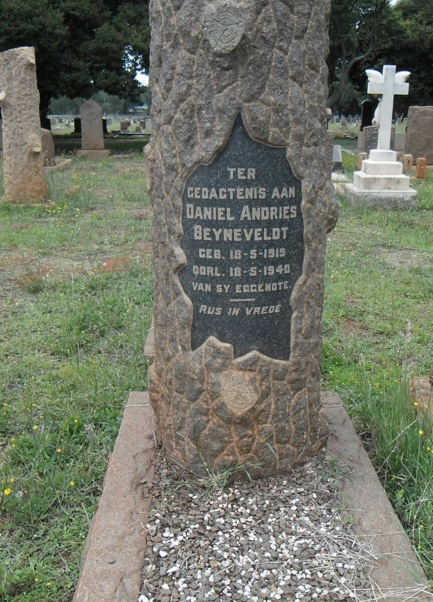 BEYNEVELD Daniel Andries 1919-1940