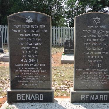 BENARD Alec -1979 &amp; Rachel -1978