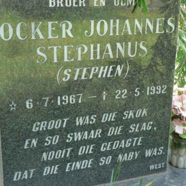 BESTER Ocker Johannes Stephanus 1967-1992