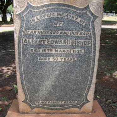 BISHOP Albert Edward -1930