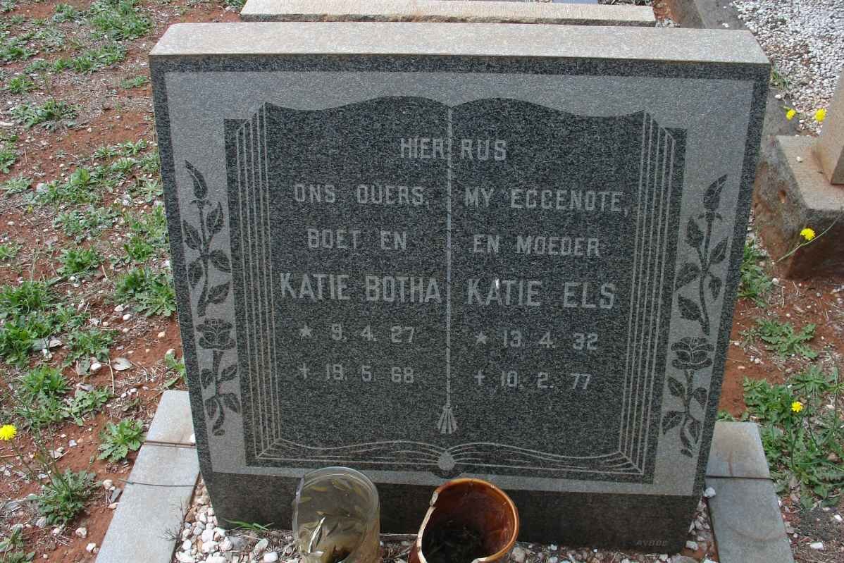 BOTHA Katie 1927-1968 :: ELS Katie 1932-1977