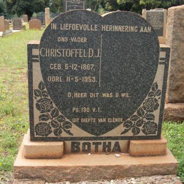 BOTHA Christoffel D.J. 1867-1953