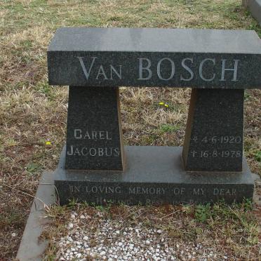 BOSCH Carel Jacobus, van 1920-1978