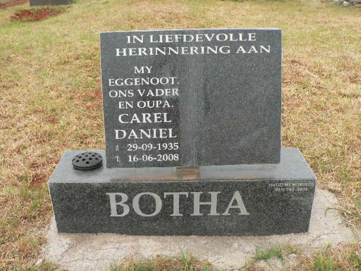 BOTHA Carel Daniel 1935-2008