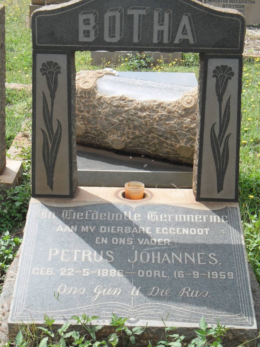 BOTHA Petrus Johannes 1886-1959