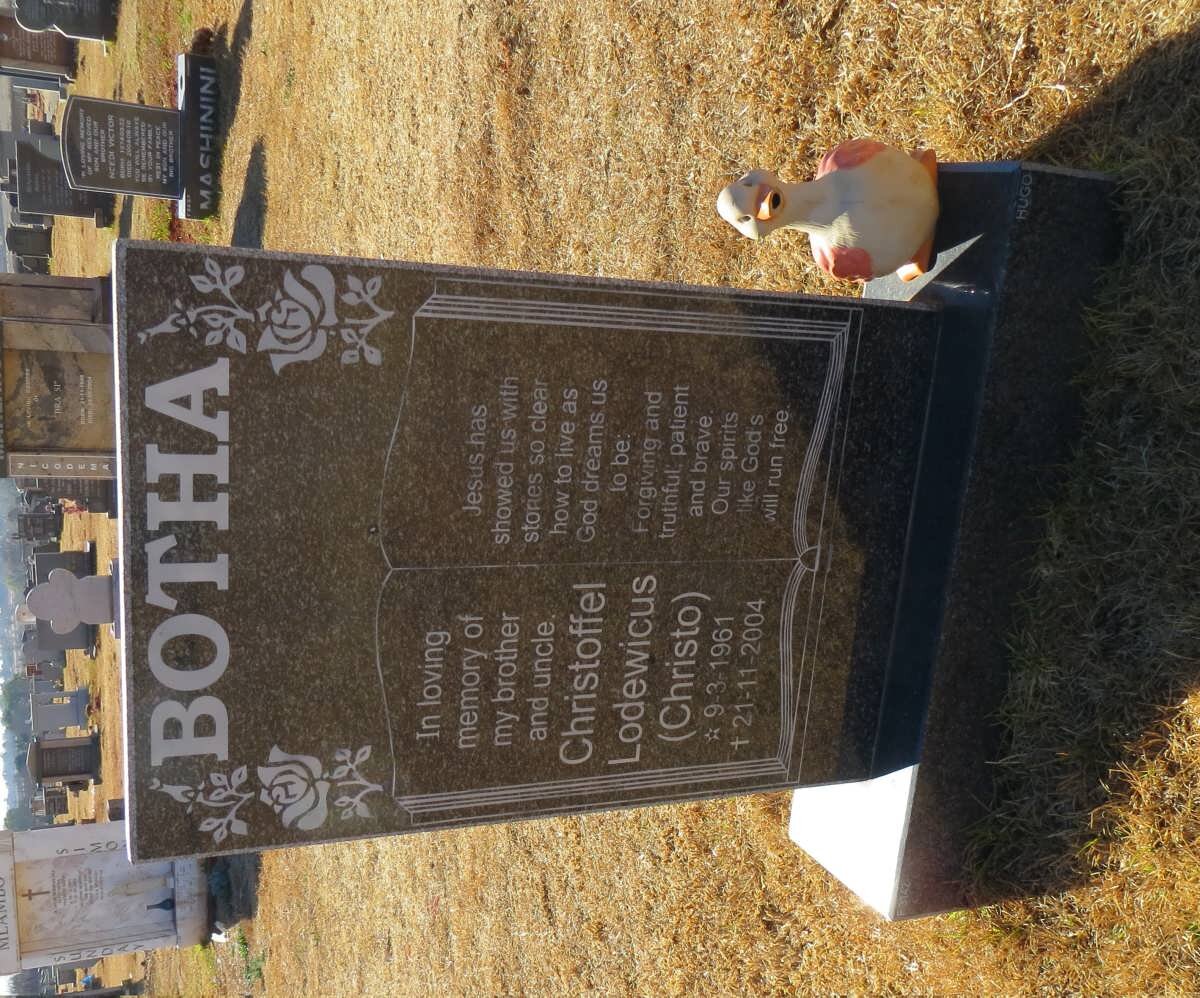 BOTHA Christoffel Lodewicus 1961-2004