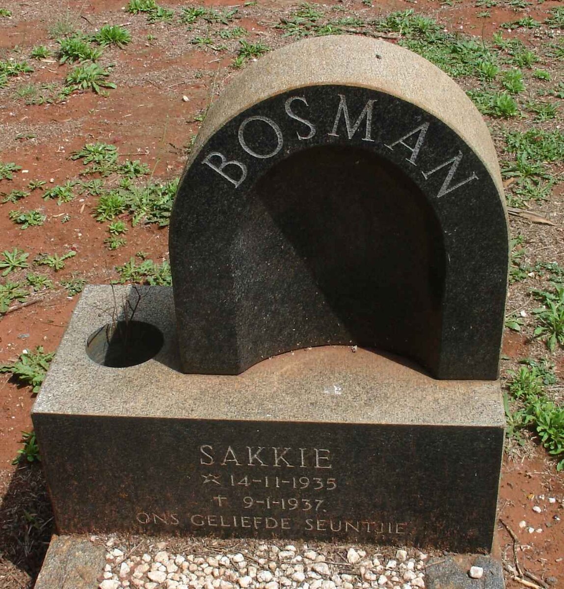 BOSMAN Sakkie 1935-1937