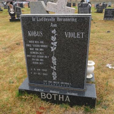 BOTHA Kobus 1949-2003 &amp; Violet