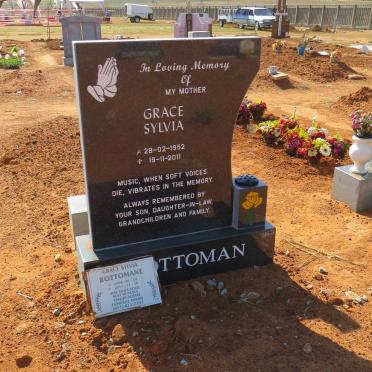 BOTTOMAN Grace Sylvia 1952-2011