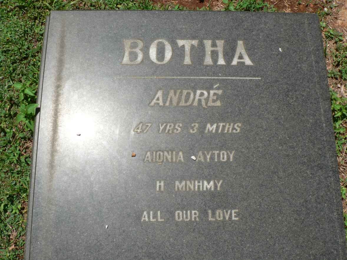 BOTHA André