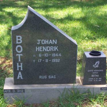 BOTHA Johan Hendrik 1944-1992 :: BOTHA Dawid Hermanus 19?3-2002
