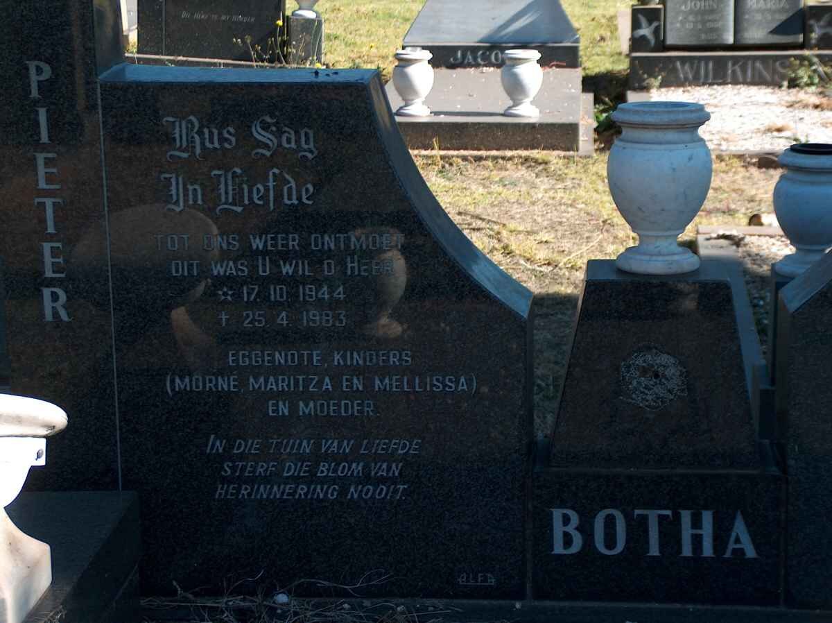 BOTHA Pieter 1944-1983