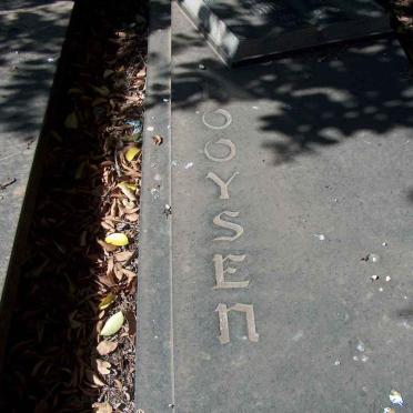 BOOYSEN Jan Hendrik 1926-1987 &amp; Olivia Helen 1927- 