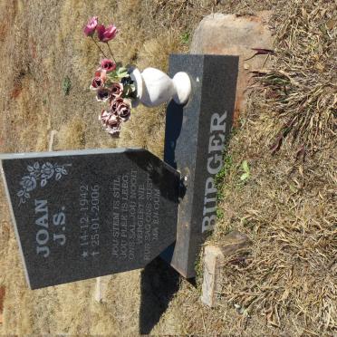 BURGER Joan J.S. 1942-2006
