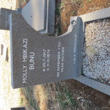 BUNU Molly Mbikazi 1917-1974