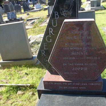 BURGER Joppie 1935- &amp; Minnie 1939-1990