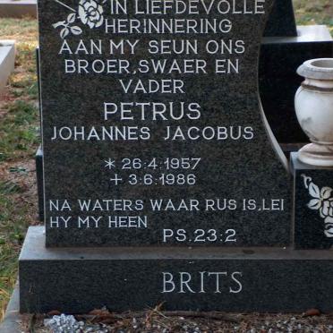 BRITS Petrus Johannes Jacobus 1957-1986