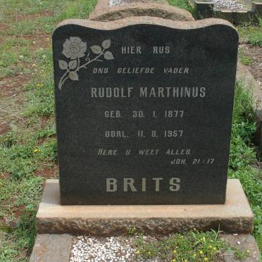 BRITS Rudolf Marthinus 1877-1957