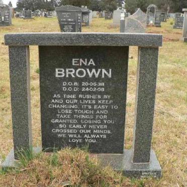 BROWN Ena 1938-2008