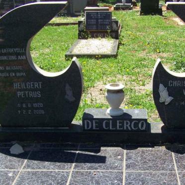 CLERCQ Heilgert Petrus, de 1920-2000 &amp; Christina Johanna Wilhelmina 1926-1989