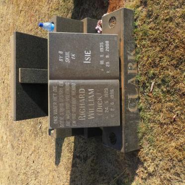 CLARK Richard William 1929-1996 &amp; Isie 1935-2008
