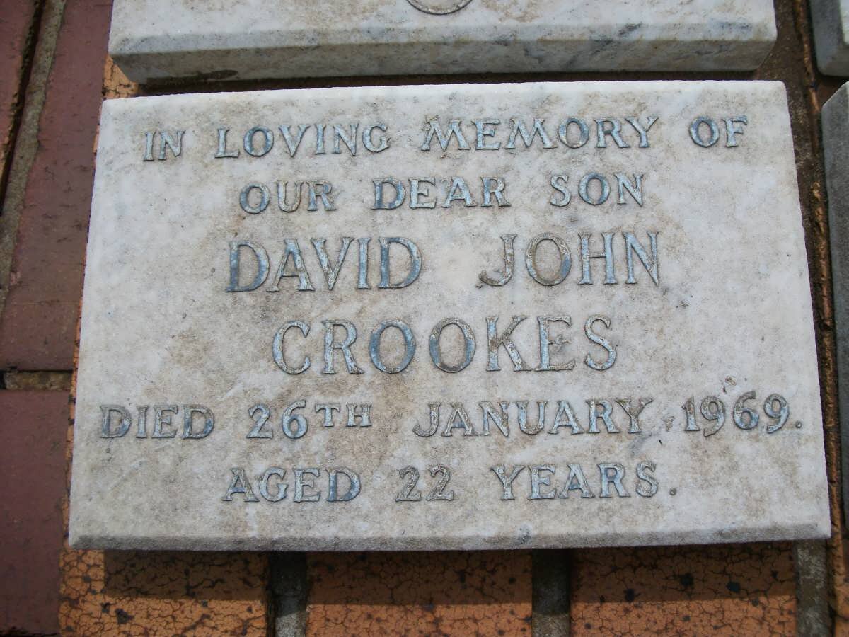 CROOKES David John -1969