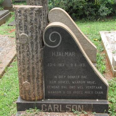 CARLSON Hjalmar 1913-1971