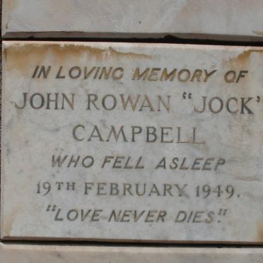 CAMPBELL John Rowan -1949