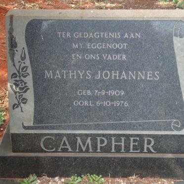 CAMPHER Mathys Johannes 1909-1976