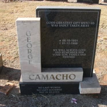 CAMACHO George 1931-1998