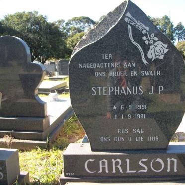 CARLSON Stephanus J.P. 1951-1981
