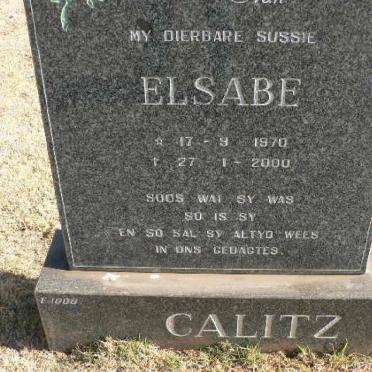 CALITZ Elsabe 1970-2000