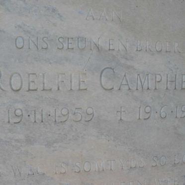 CAMPHER Roelfie 1959-1982