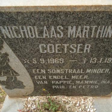 COETSER Nicholaas Marthinus 1969-1971