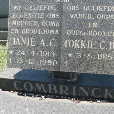 COMBRINCK Tokkie C.H. 1915- &amp; Janie A.C 1919-1990